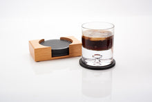 Load image into Gallery viewer, Coaster Set & Wooden Holder