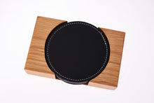 Load image into Gallery viewer, Coaster Set & Wooden Holder
